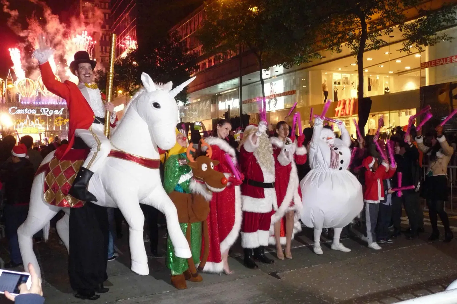 Christmas Hong Kong parade of Characters & Santa