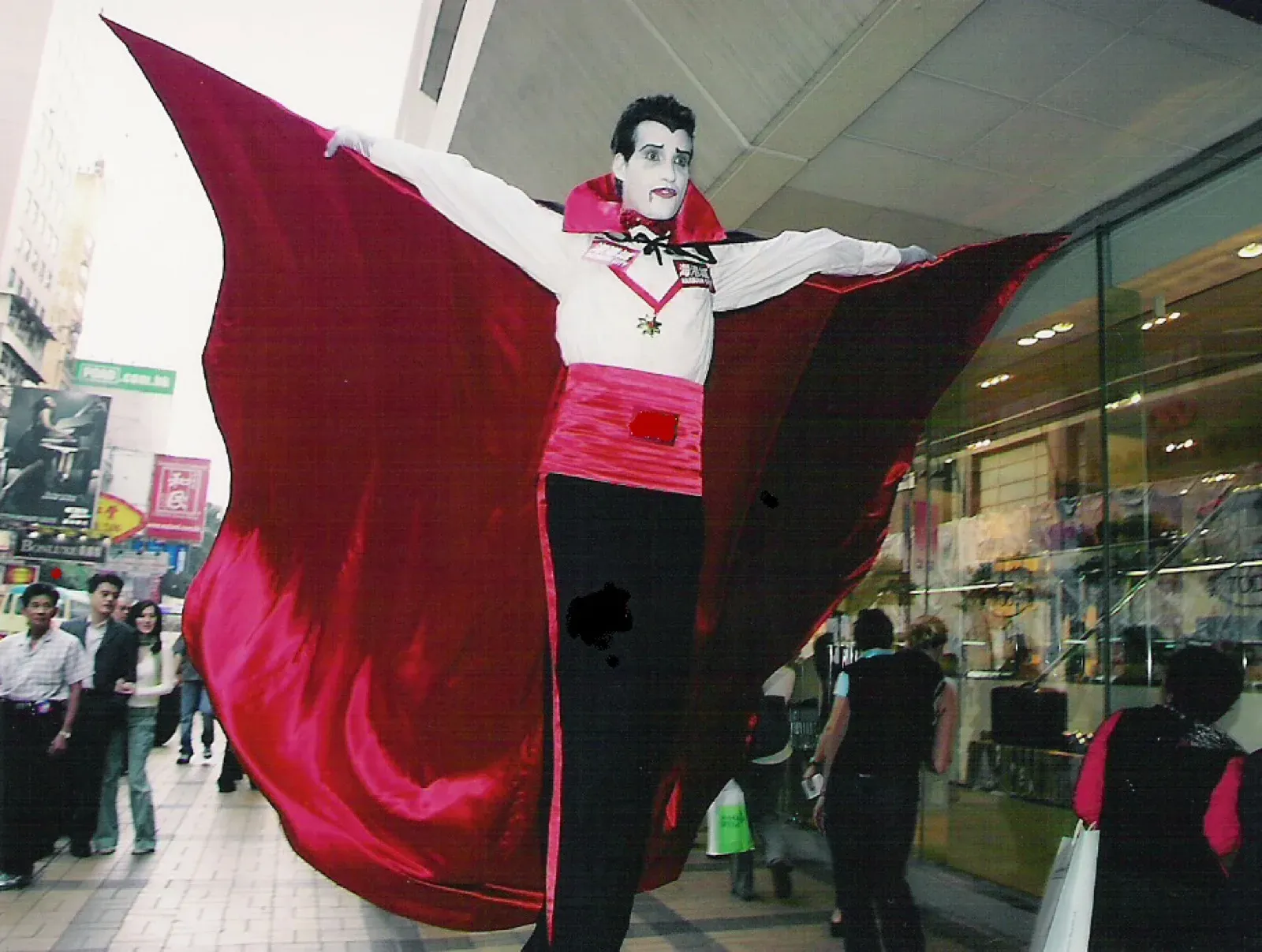 Halloween vampire stilts Hong Kong