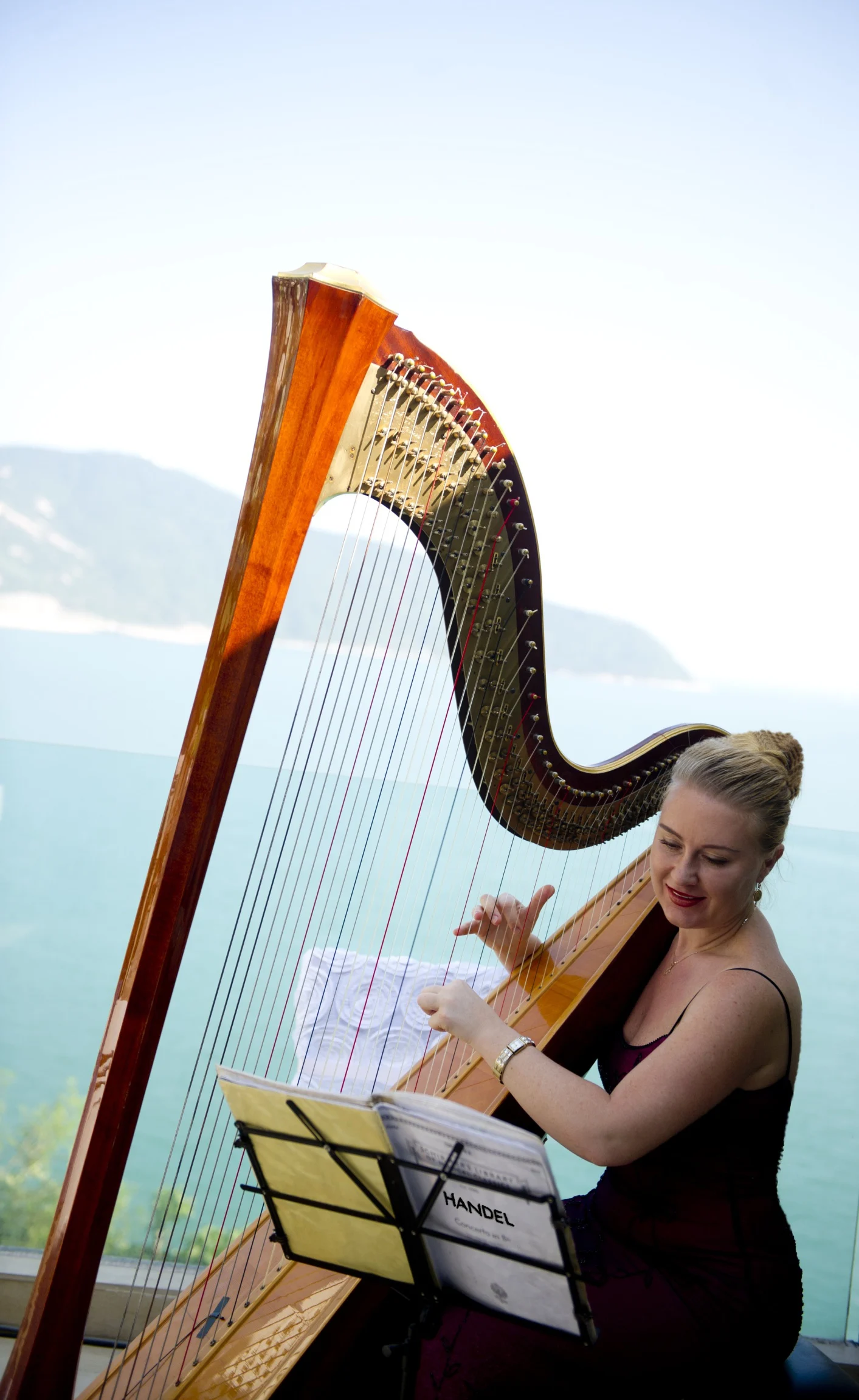 Harp Player for Classical Music Entertainment in Hong Kong