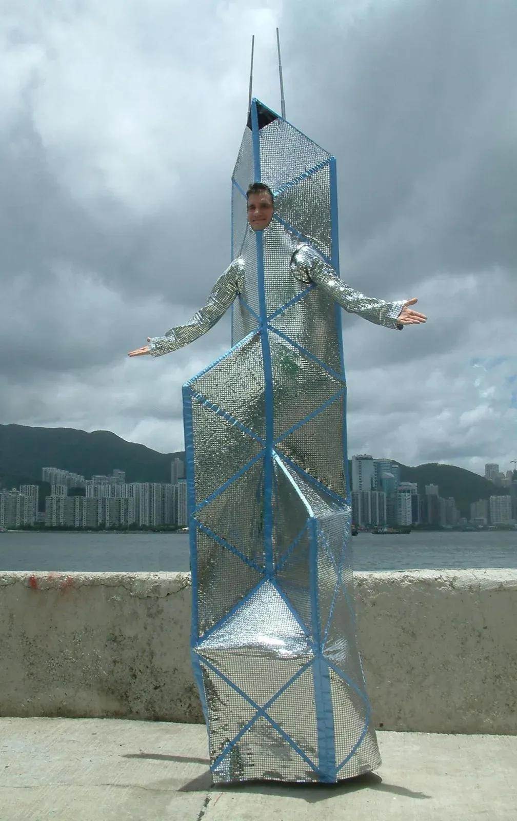 Hong Kong Bank of China wow costume stilts-walker