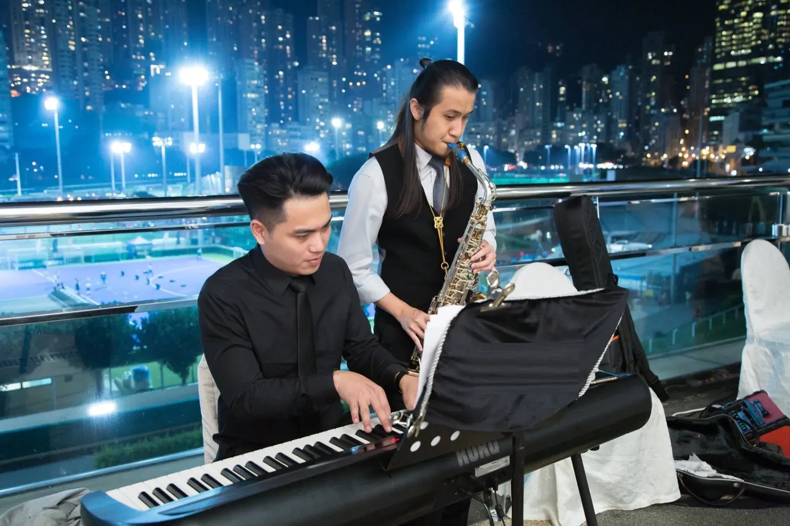 hong kong, cockail, jazz band