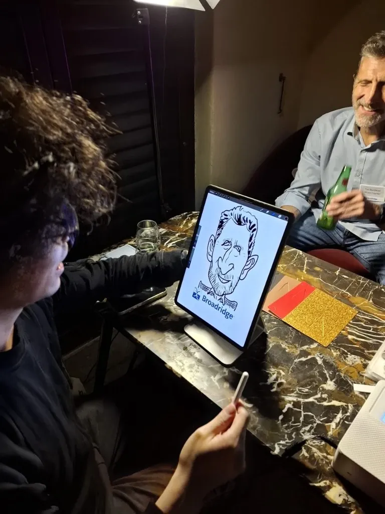 iPad Caricatures Live Events Hong Kong