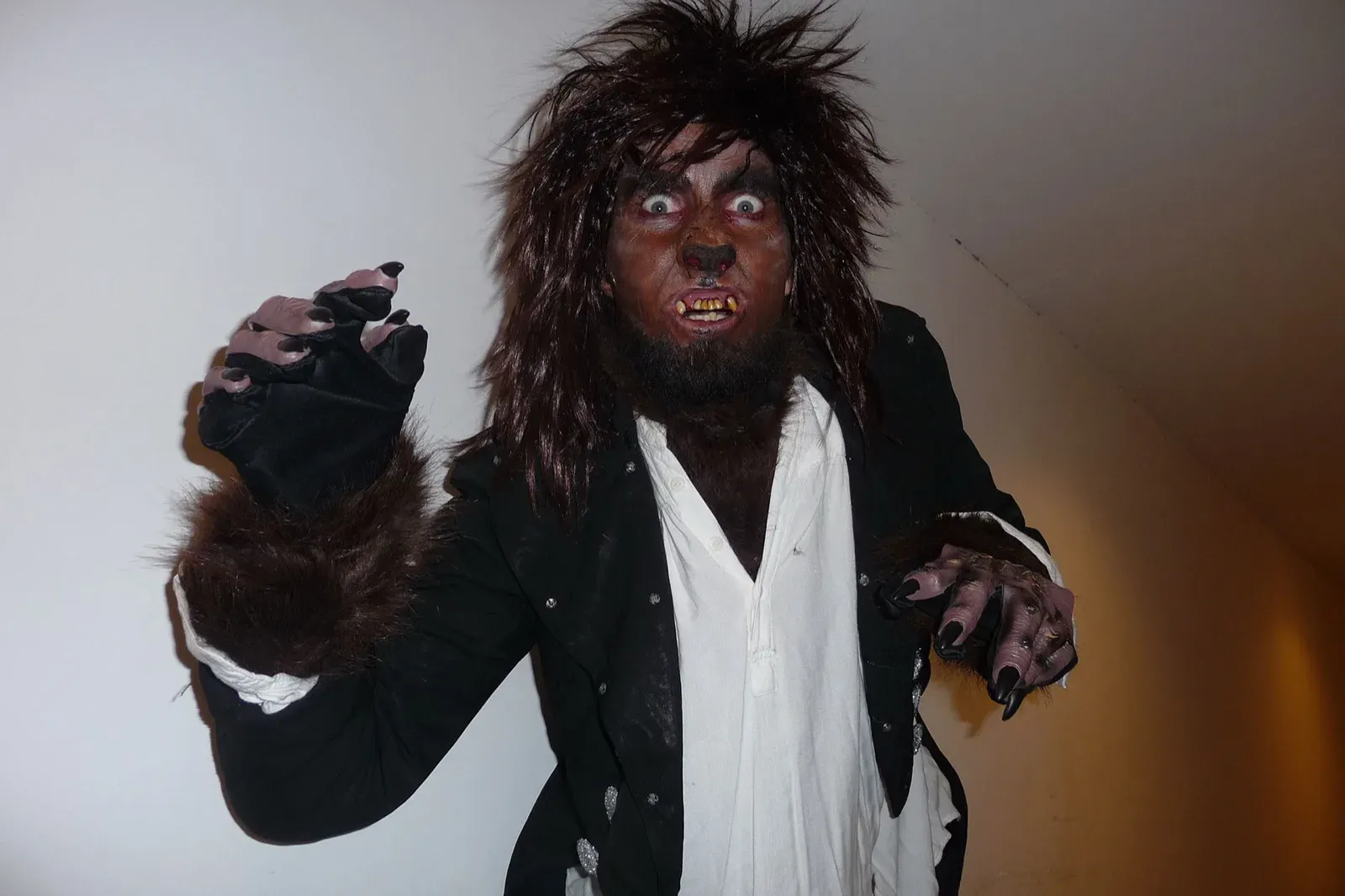 Sasquatch on stilts for Halloween event in Hong Kong