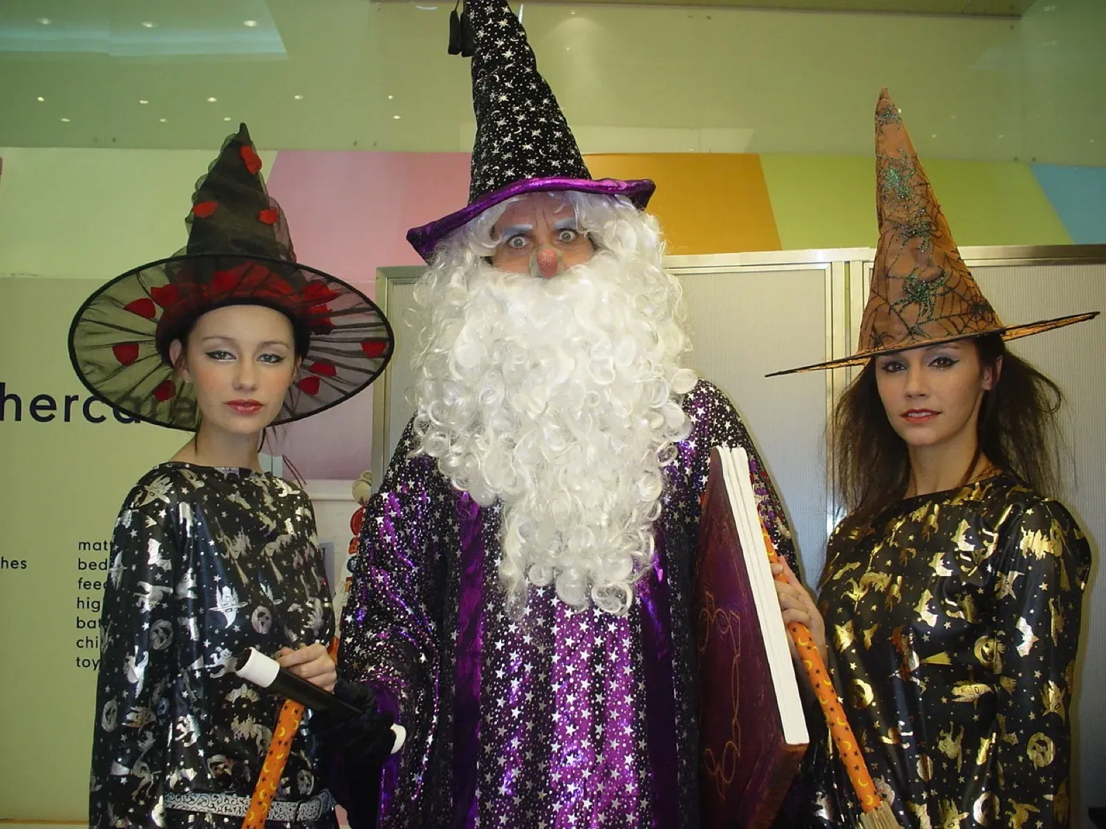 Wizard & Witches for Halloween shopping mall event