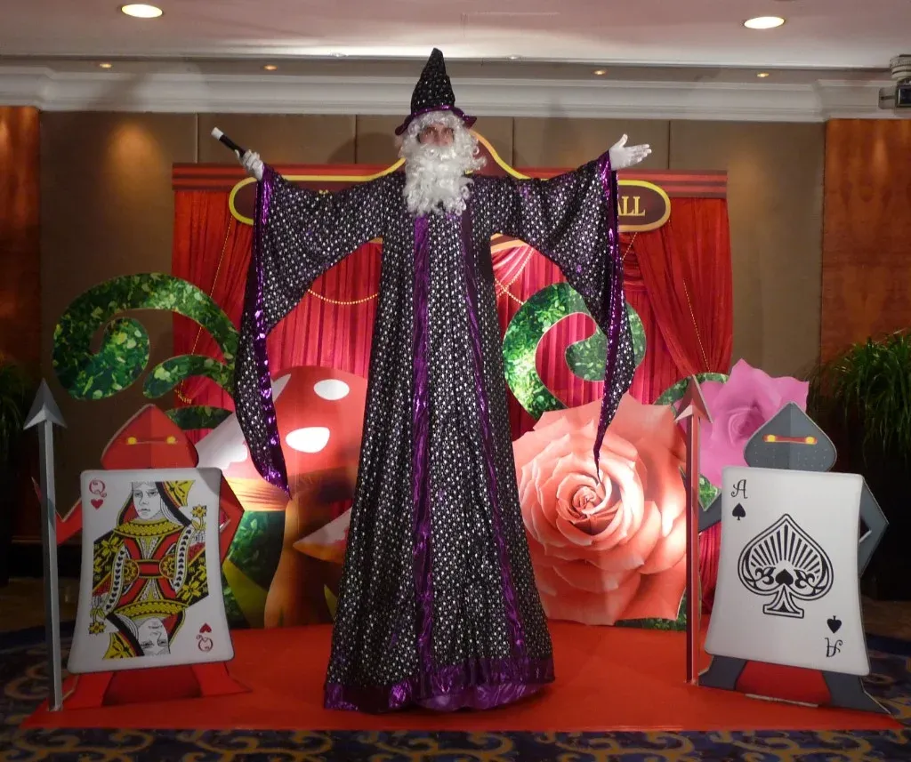 Wizard stilts walker for events in Hong Kong