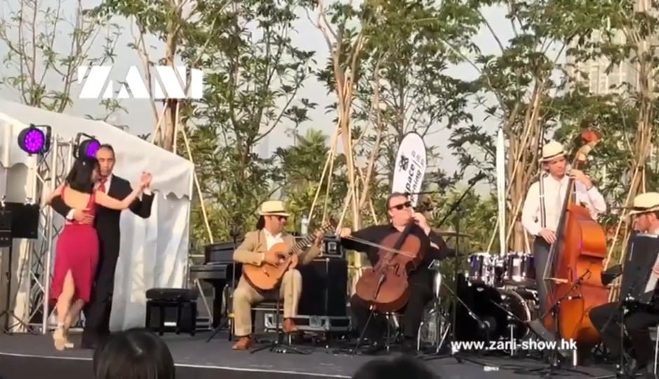 TANGO DANCING IN HONG KONG WITH LIVE BAND