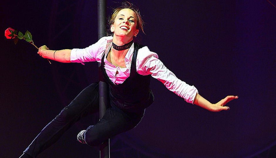 FRENCH THEME PERFORMANCE ON CHINESE POLE