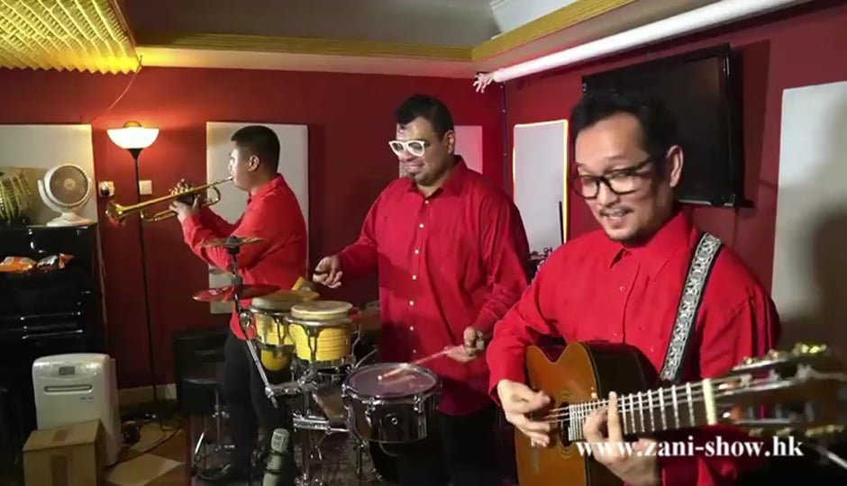 LATIN BAND PLAY CALYPSO & PARTY TUNES IN HONG KONG