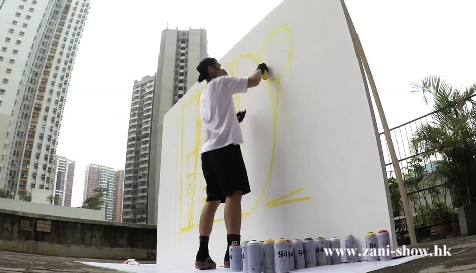 GRAFFITI & TAGS ARTIST FOR FENDI EVENT