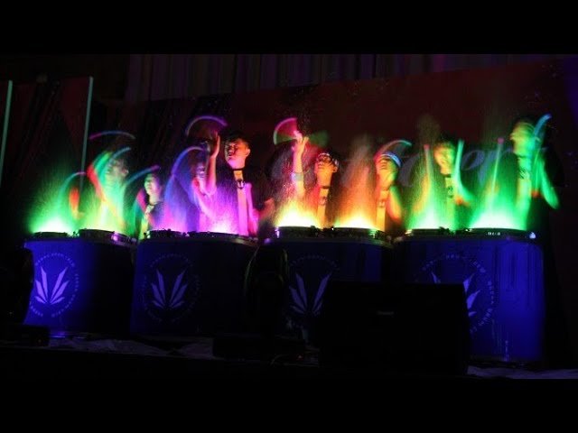HIGH ENERGY LED DRUMMING IN ASIA