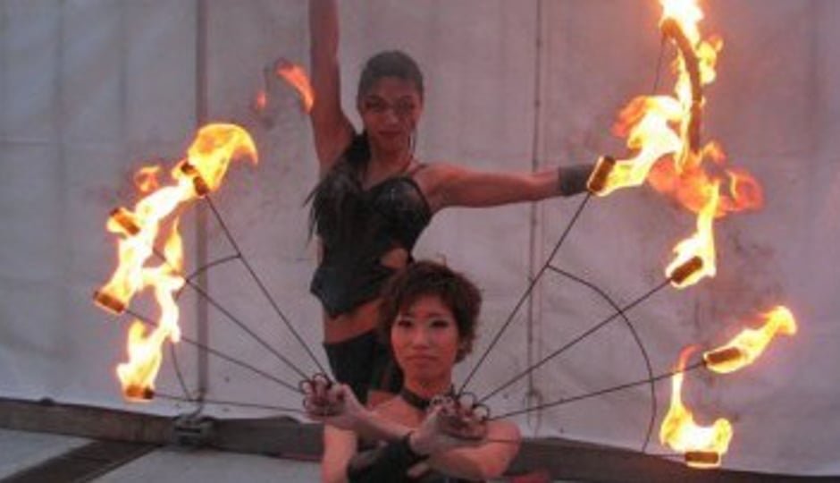 FIRE FAN DANCE PERFORMANCE FOR EVENTS IN HONG KONG