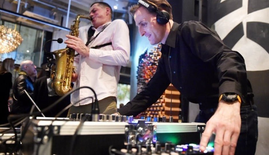 DJ MUSIC SETS + LIVE SAXOPHONE FOR EVENTS