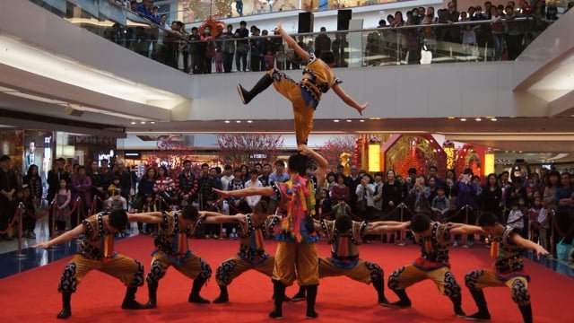 Chinese New Year Acrobatic Show with Acrobats from China