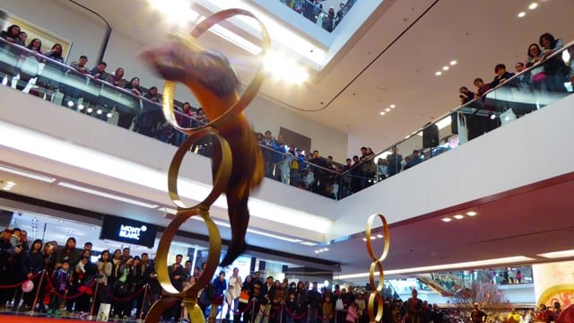 Chinese Acrobats Show For Chinese New Year Event